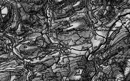 Old map of Brynhebog in 1898