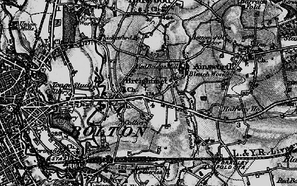 Old map of Breightmet in 1896