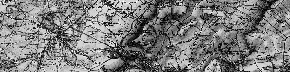 Old map of Bremhill in 1898