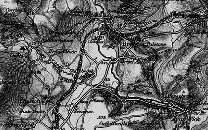 Old map of Brent Mill in 1898