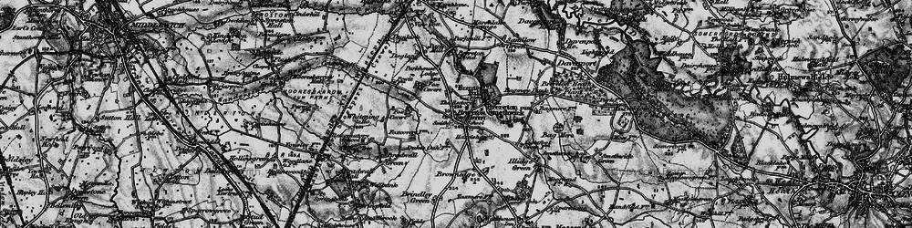 Old map of Brereton Green in 1897