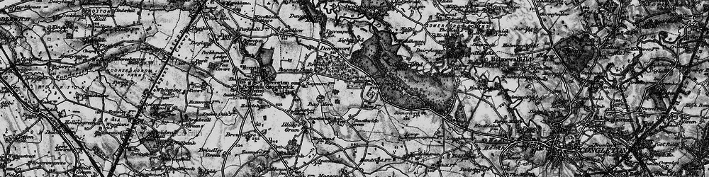 Old map of Brereton Heath in 1897