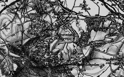 Old map of Breretonhill in 1898