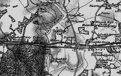Old map of Brewer's End in 1896