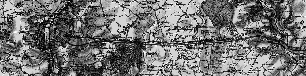 Old map of Brewer's End in 1896