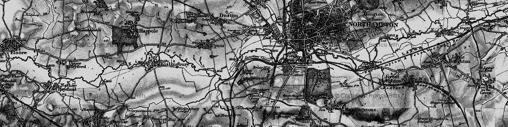 Old map of Briar Hill in 1898
