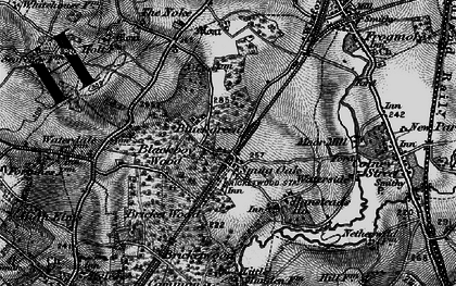 Old map of Bricket Wood in 1896
