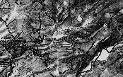 Old map of Bridekirk in 1897