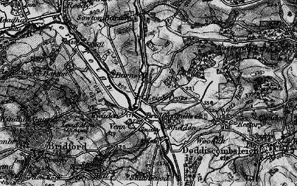 Old map of Bridfordmills in 1898