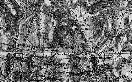 Old map of Boswidjack in 1895