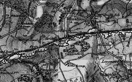 Old map of Bridge in 1898