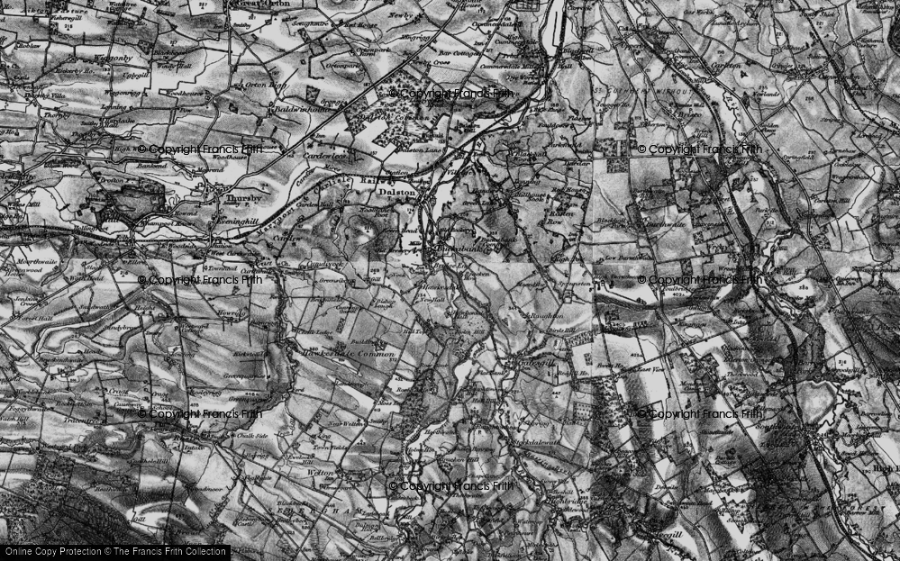 Old Map of Bridge End, 1897 in 1897