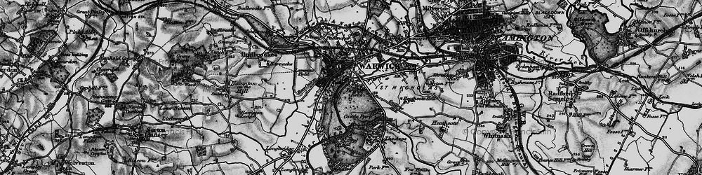 Old map of Barford Wood in 1898