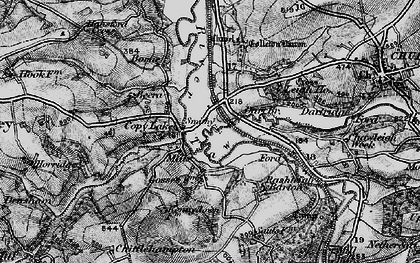 Old map of Bridge Reeve in 1898