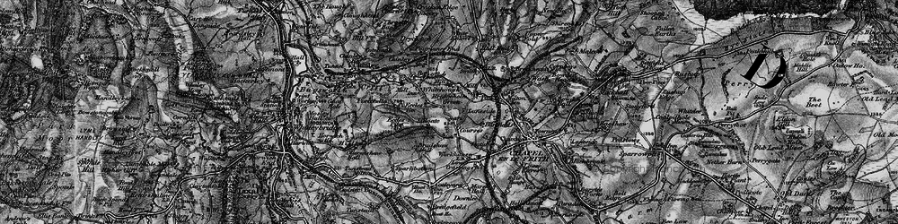 Old map of Bridgeholm Green in 1896