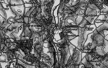 Old map of Lanwithan in 1895