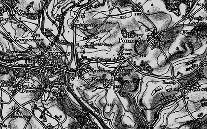 Old map of Bridgetown in 1898