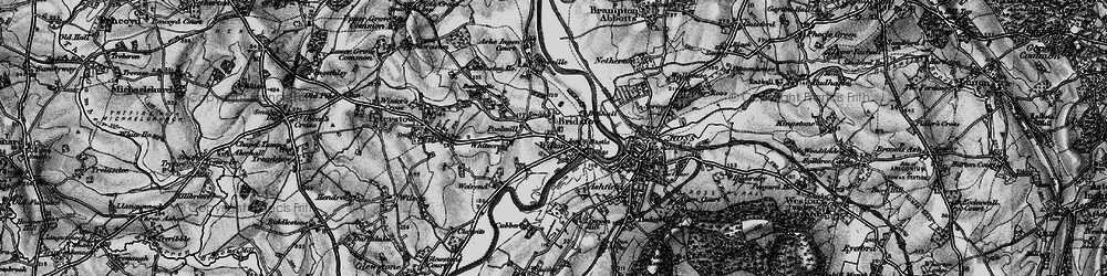 Old map of Bridstow in 1896