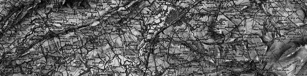 Old map of Brierfield in 1898