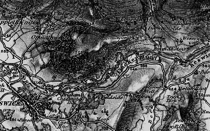Old map of Brundholme Wood in 1897
