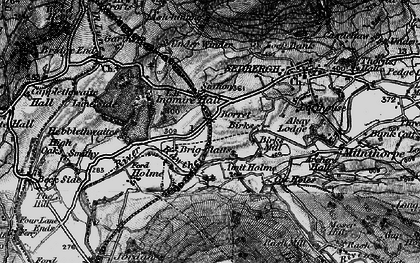 Old map of Abbot Holme in 1897