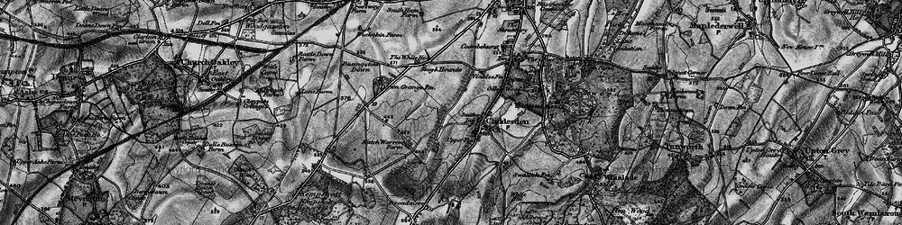 Old map of Brighton Hill in 1895
