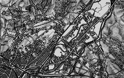 Old map of Brightside in 1896