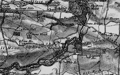 Old map of Brignall in 1897