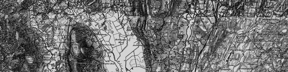 Old map of Berry Holme in 1897