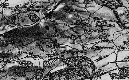 Old map of Brilley in 1896