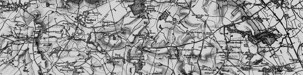 Old map of Brinkhill in 1899