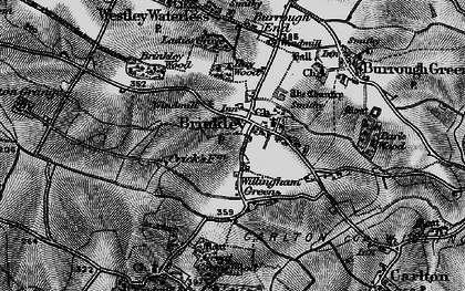 Old map of Brinkley in 1898