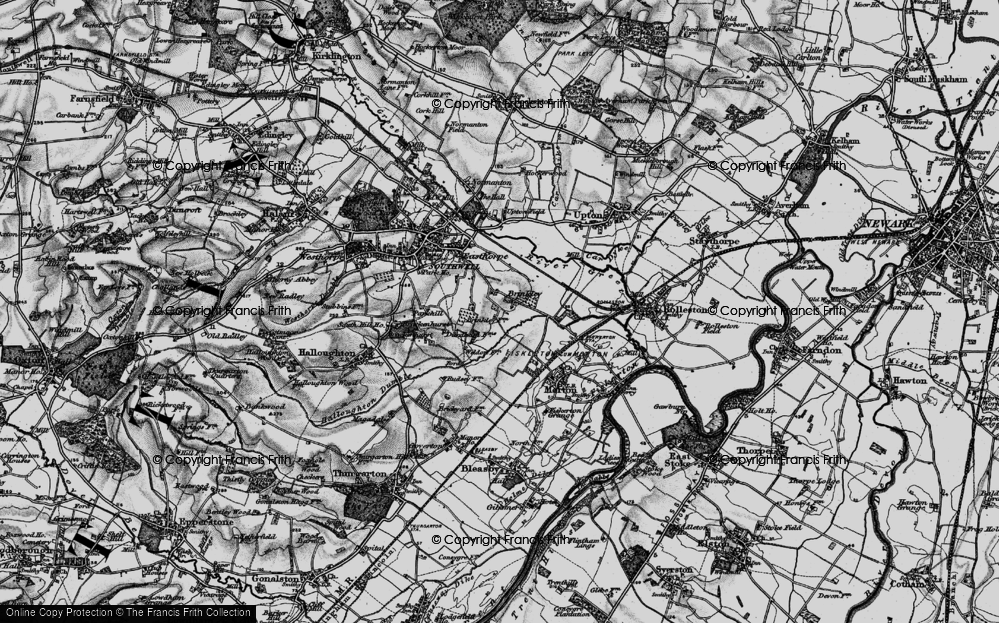 Old Map of Brinkley, 1899 in 1899