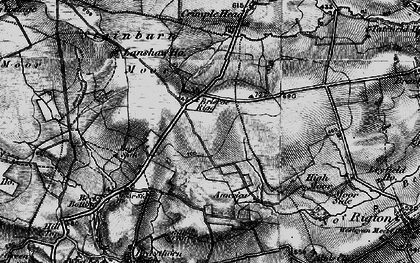 Old map of Briscoerigg in 1898