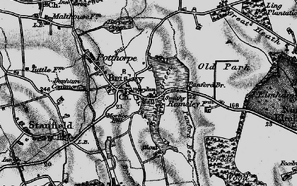 Old map of Brisley Green in 1898