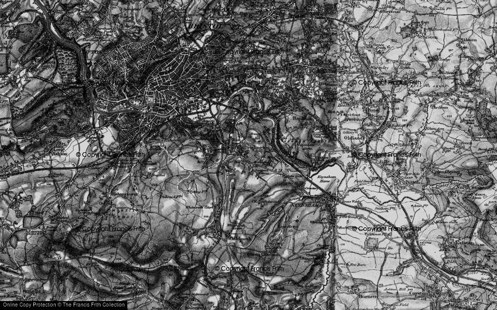 Old Map of Brislington, 1898 in 1898