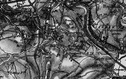 Old map of Brislington in 1898