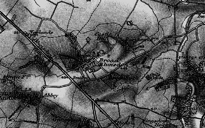 Old map of Broad Blunsdon in 1896