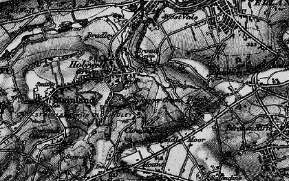 Old map of Broad Carr in 1896