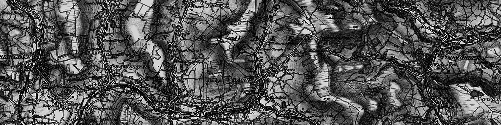 Old map of Broad Clough in 1896