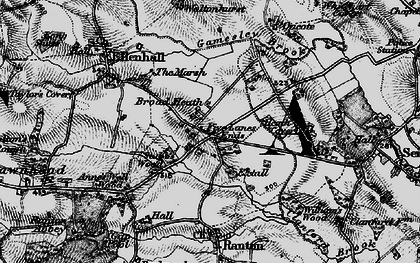 Old map of Broad Heath in 1897