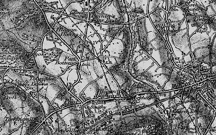 Old map of Broad Lane in 1896