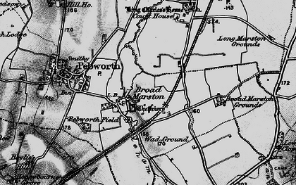 Old map of Broad Marston in 1898