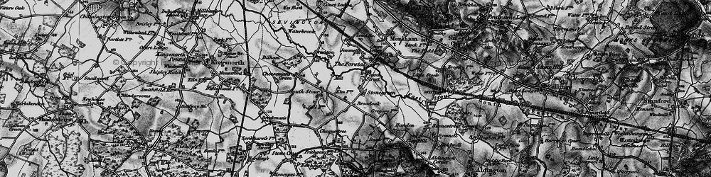 Old map of Broad Oak in 1895