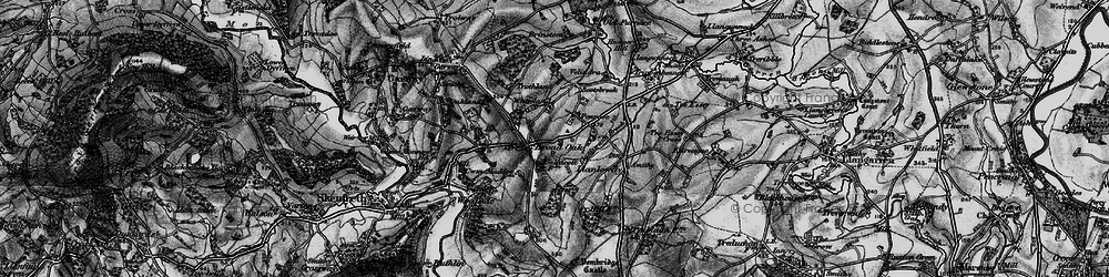 Old map of Broad Oak in 1896
