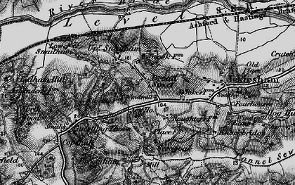 Old map of Broad Street in 1895