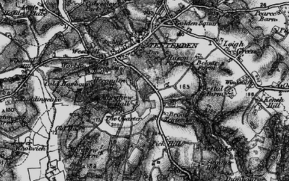 Old map of Broad Tenterden in 1895