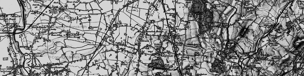 Old map of Broadfield in 1896