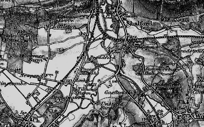 Old map of Broadford in 1896