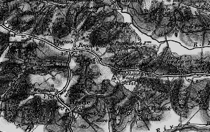 Old map of Brede Place in 1895